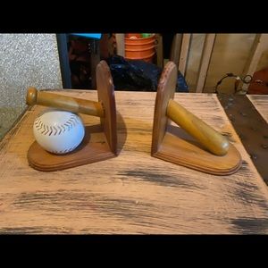 Baseball Bookends